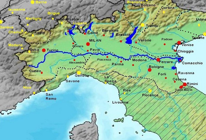 Northern Italy on Flood Alert as River PO rises level | This is Italy