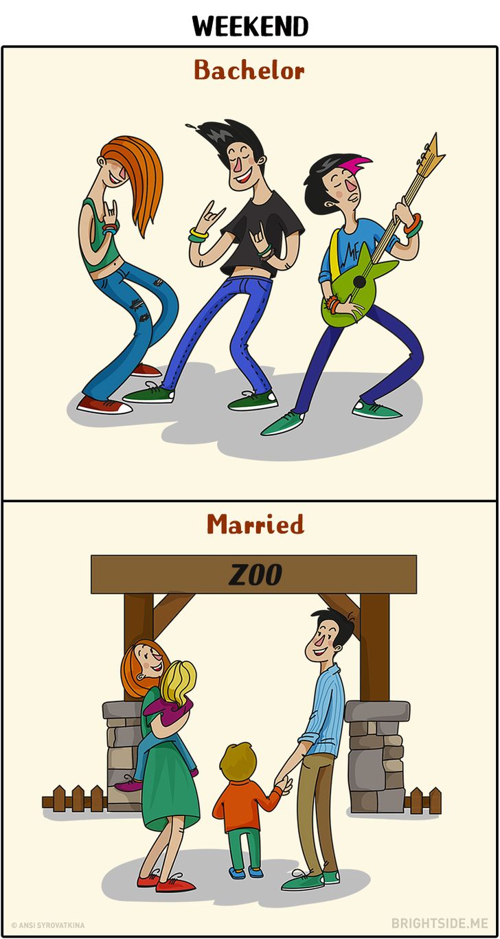 11 Funny Pictures That Show How a Man's Life Changes After Marriage | This  is Italy | Page 8